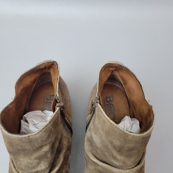 Born Women's Falco Boot Size 8 Tabacco Brown Suede Distressed Boho Bootie - Picture 6 of 10